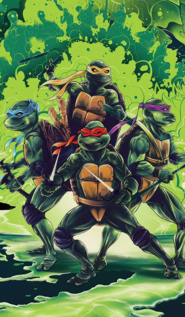 Постер фильма Черепашки-ниндзя: Погром мутантов, 2023