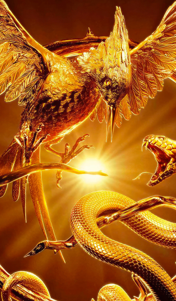 Постер фильма Голодные игры: Баллада о змеях и певчих птицах, 2023