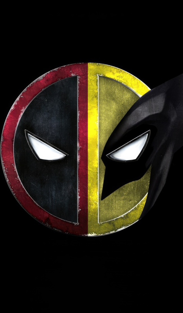 Новый фильм Дэдпул 3 логотип на черном фоне