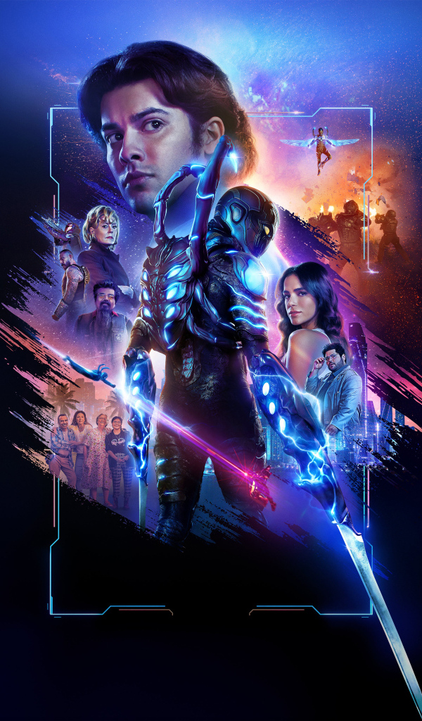 Новый фильм боевик Синий жук постер