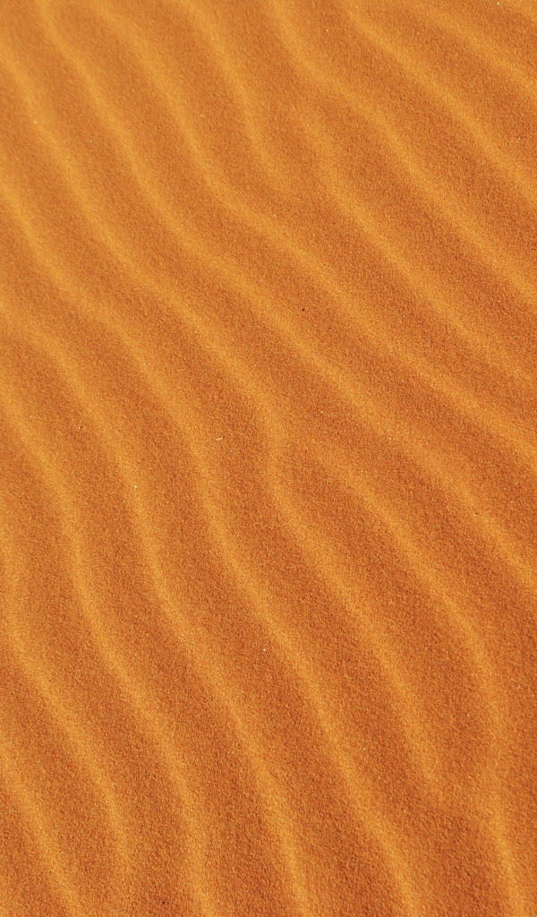 Волнистый горячий песок пустыни крупным планом