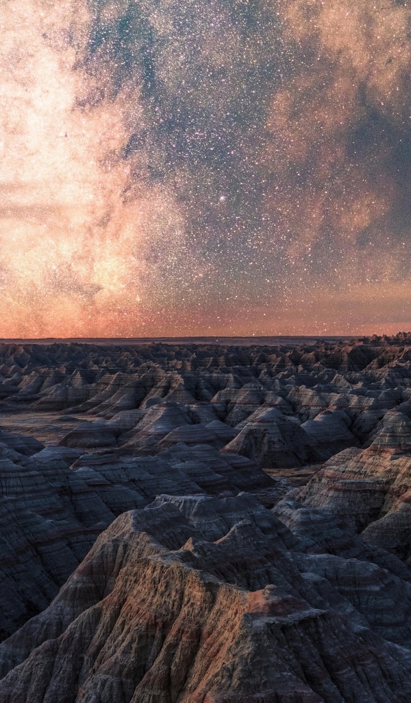 Красивое небо над горами