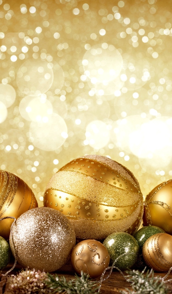 Красивые новогодние игрушки шаблон для открытки