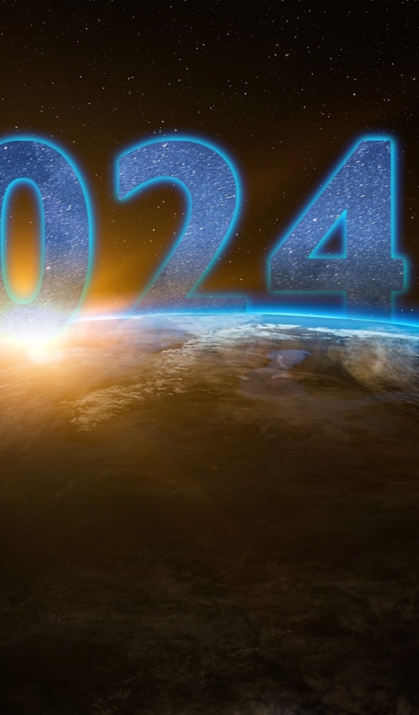 Планета земля готовится к новому году 2024