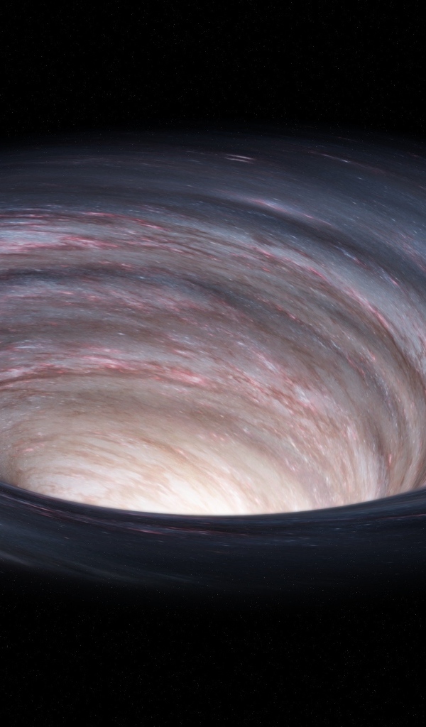 Большая чёрная дыра в космосе