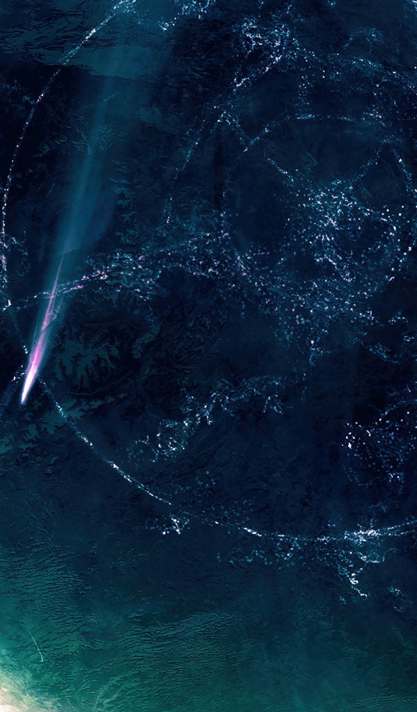 Планеты кружатся на космической орбите