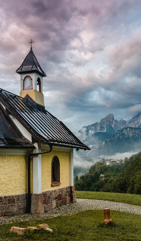 Часовня на вершине горы, Германия