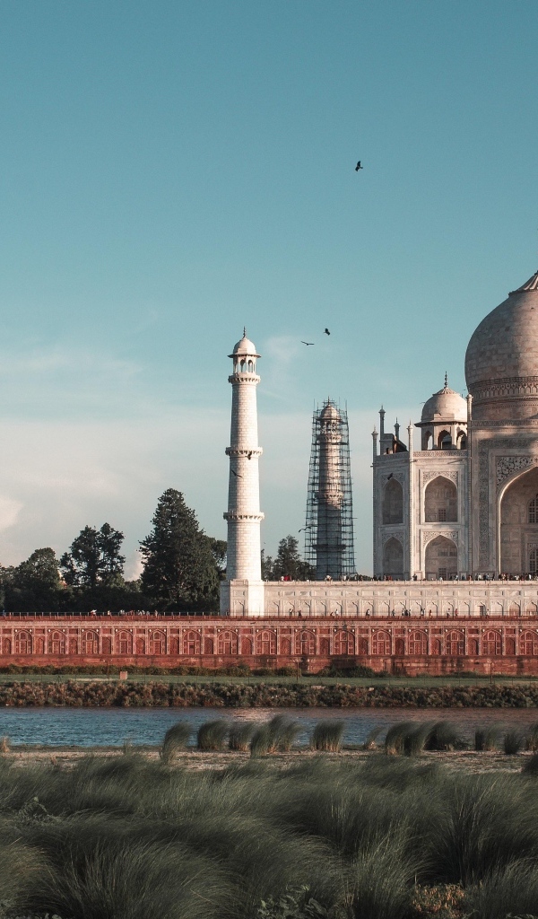 Большой красивый храм Тадж Махал, Индия