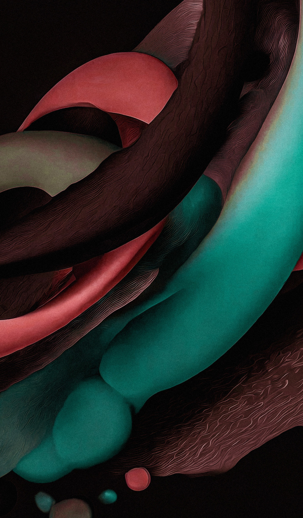 Разноцветные переплетенные абстрактные узоры