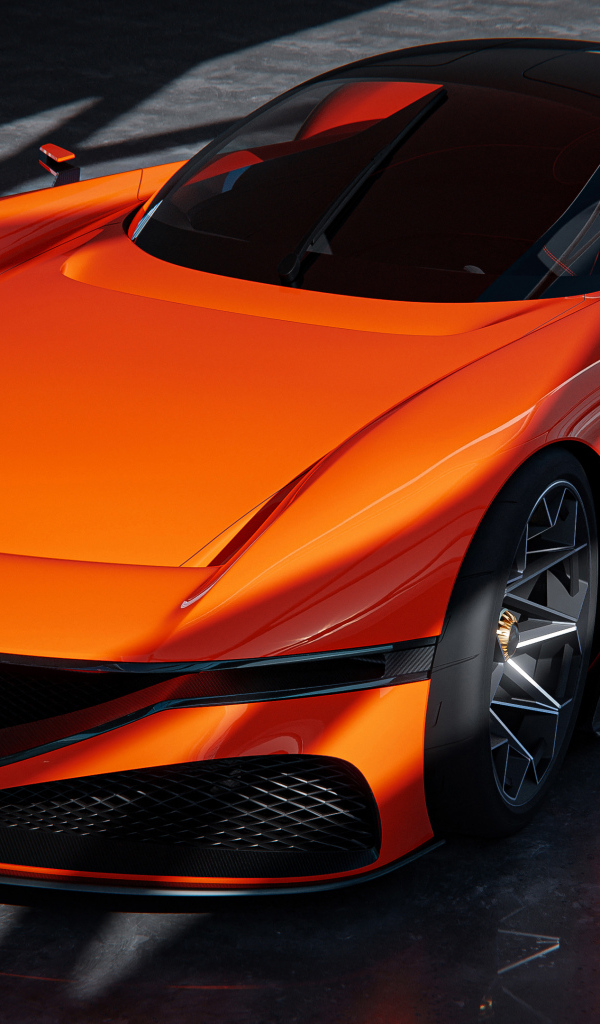 Дорогой быстрый автомобиль Genesis X Gran Berlinetta