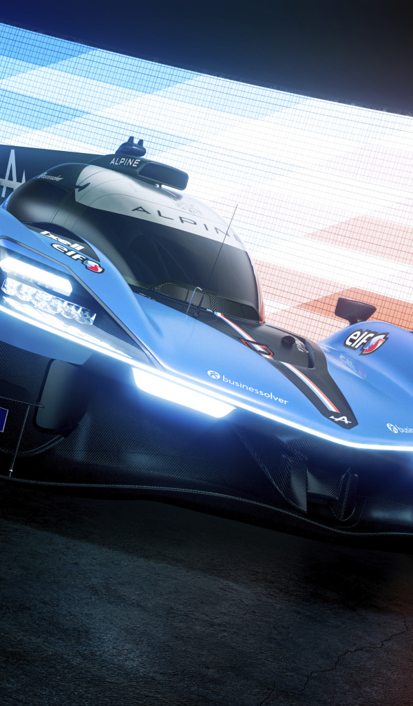 Быстрый спортивный автомобиль Alpine A424 2024 года