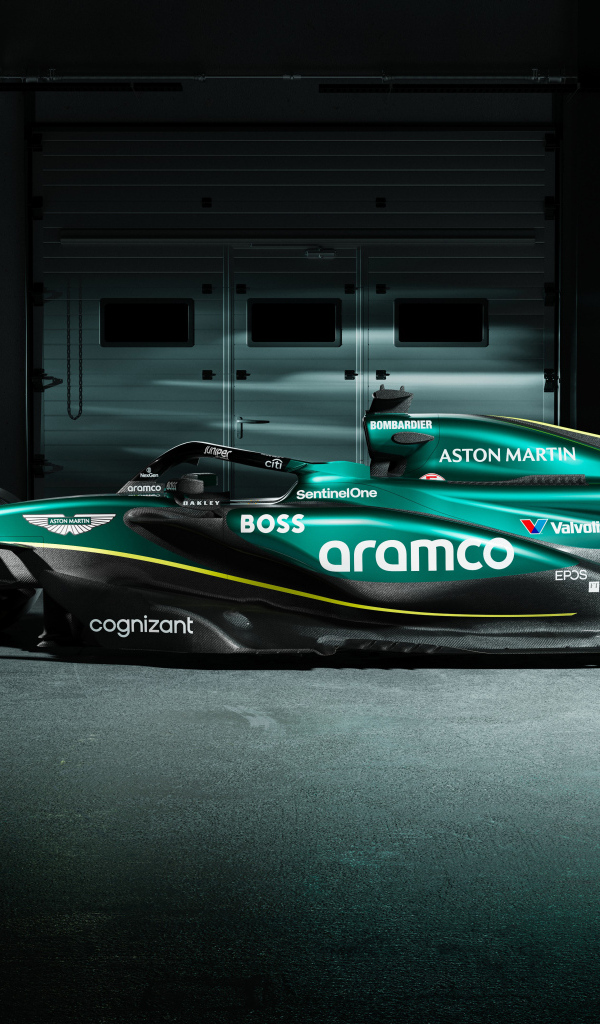 Гоночный автомобиль Aston Martin AMR24 2024 года вид сбоку