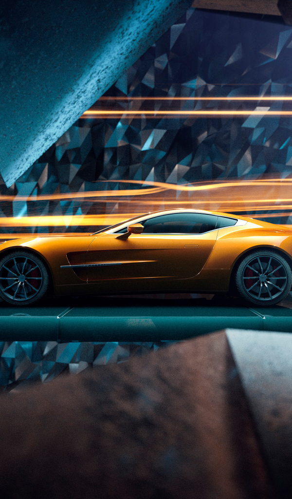Быстрый автомобиль Aston Martin One 77