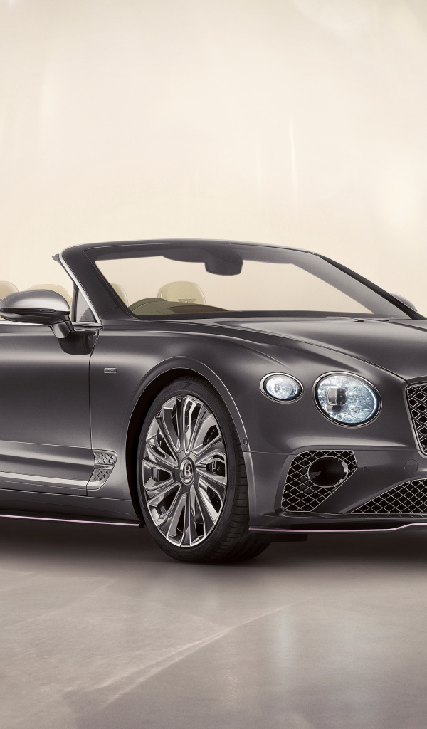 Вид сбоку на автомобиль Bentley Continental GT Convertible Boodles By Mulliner 2024 года