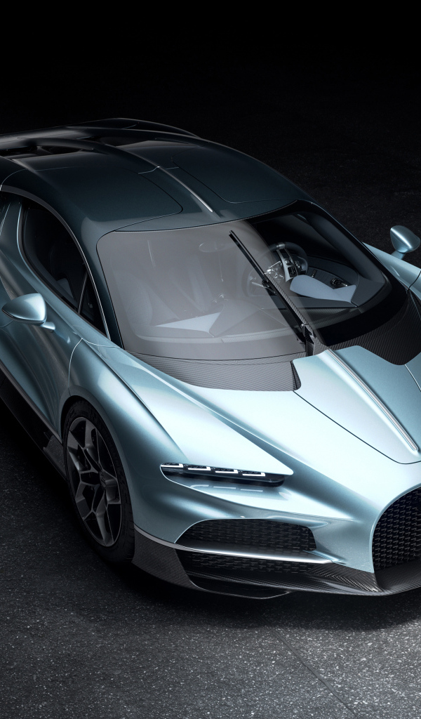 Автомобиль Bugatti Tourbillon 2024 года вид спереди