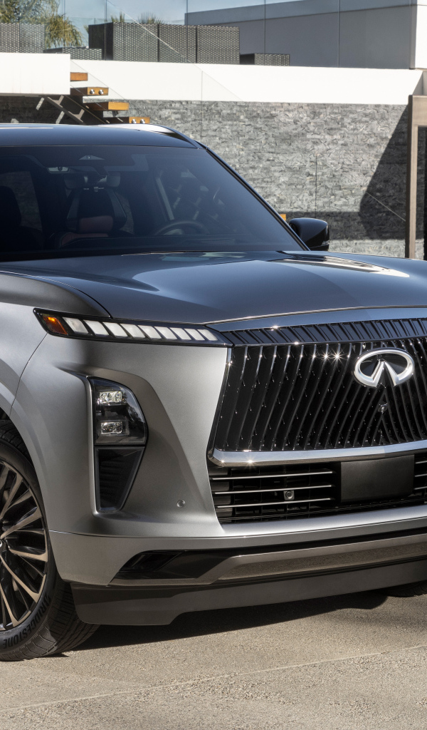 Серебристый внедорожник  Infiniti QX80 Autograph AWD 2025 года