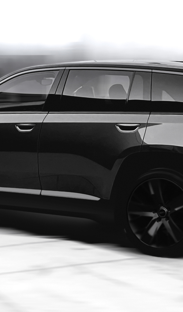 Черный автомобиль Jeep Wagoneer S 2025 года