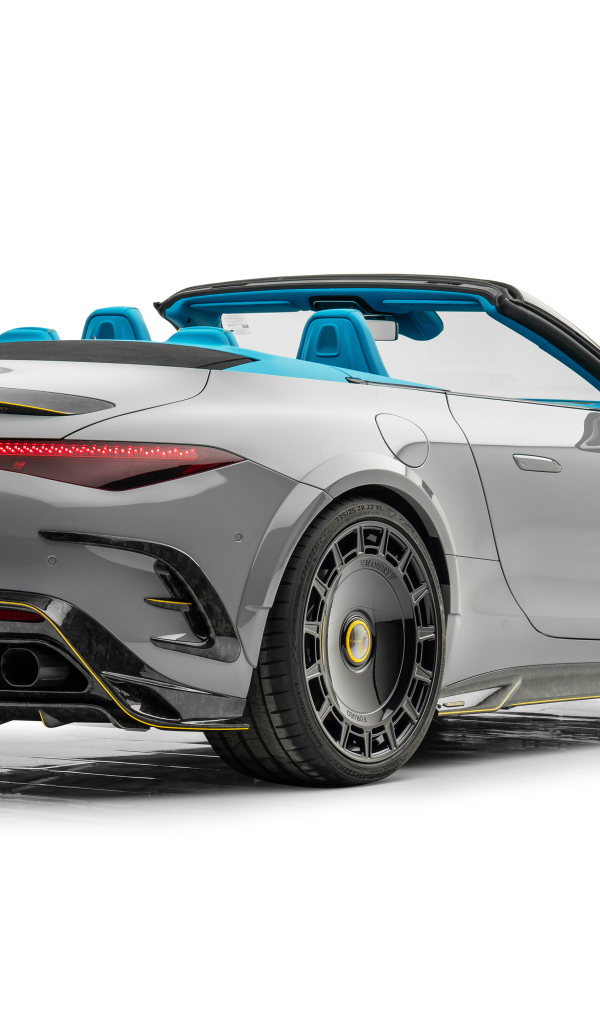 Вид сзади на автомобиль Mansory Mercedes-AMG SL 63 4MATIC+ Widebody