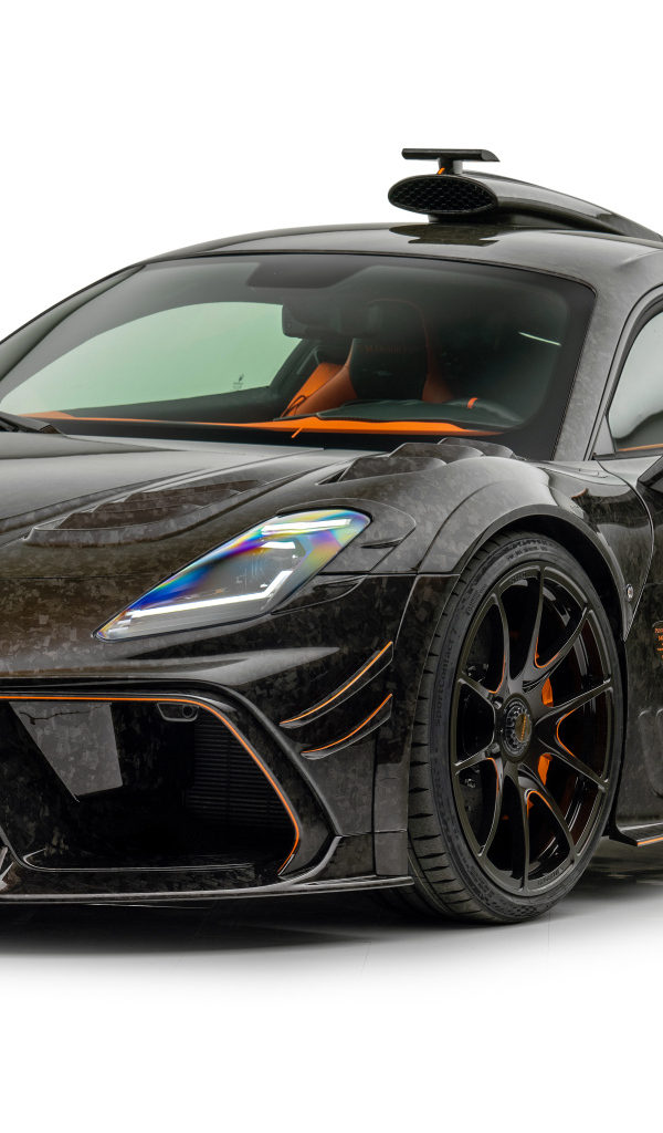 Черный автомобиль Mansory MCX Pergusa 2024 года