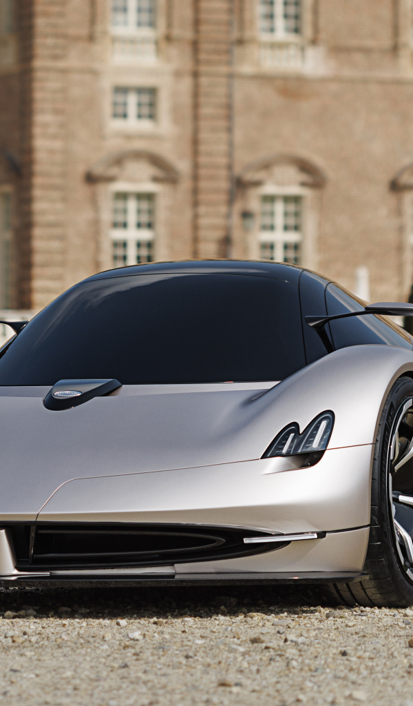 Серебристый дорогой автомобиль Pagani Alisea By IED 2024 года