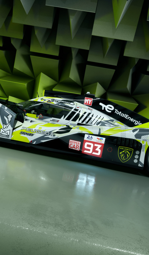 Гоночный автомобиль Peugeot 9X8 2024 года