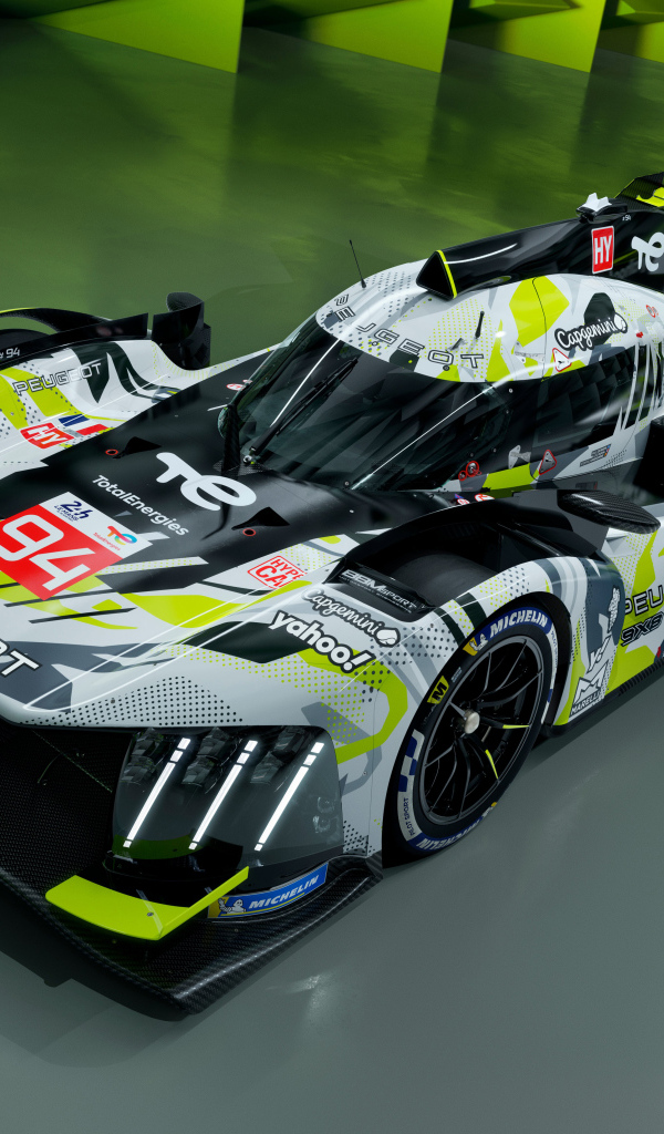 Дорогой гоночный автомобиль Peugeot 9X8 2024 года