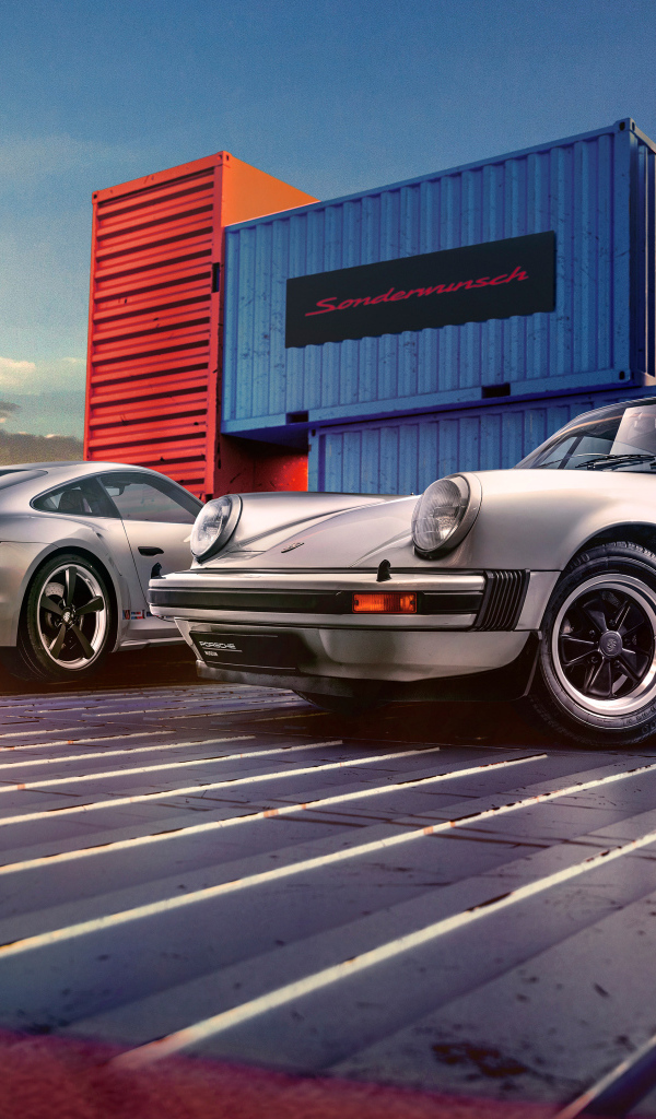 Ретро автомобиль Porsche 911, 1964 года