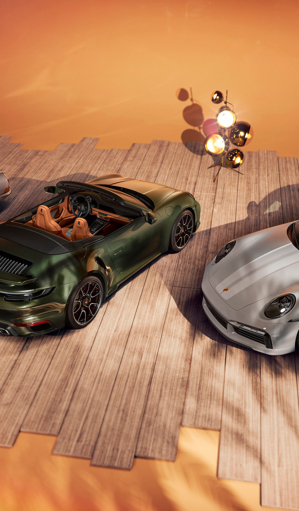 Три автомобиля Porsche 911 Turbo S