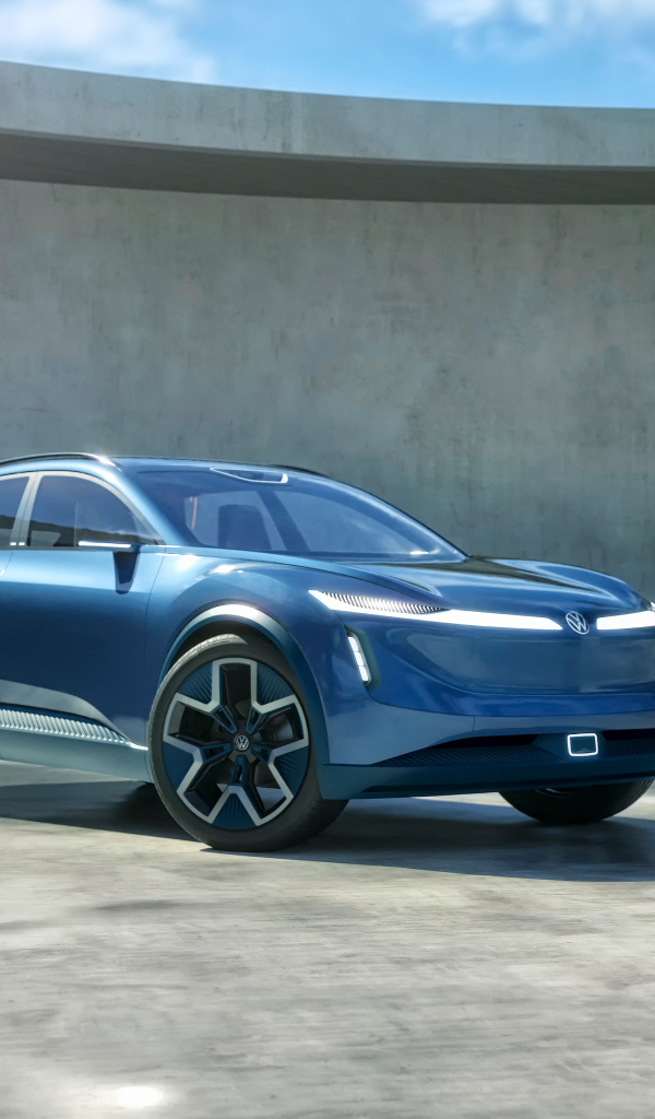 Автомобиль Volkswagen ID. Code 2024 года у стены