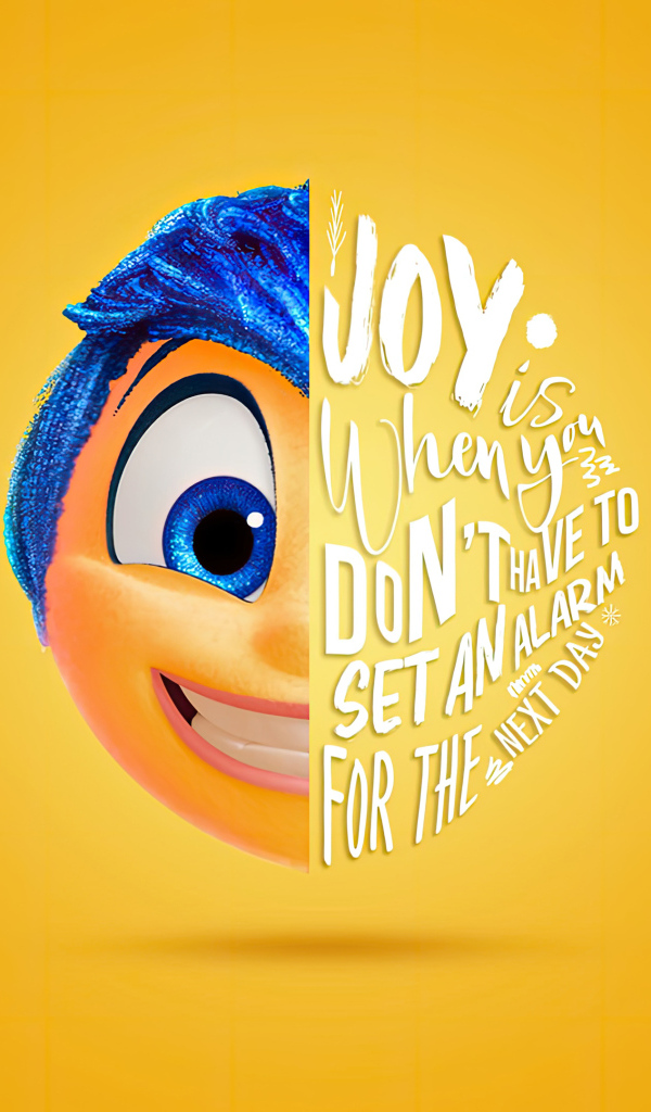 Постер мультфильма Головоломка 2 на желтом фоне