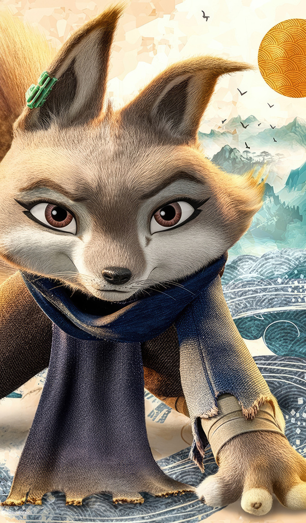 Персонаж Чжень мультфильм Кунг-фу панда 4