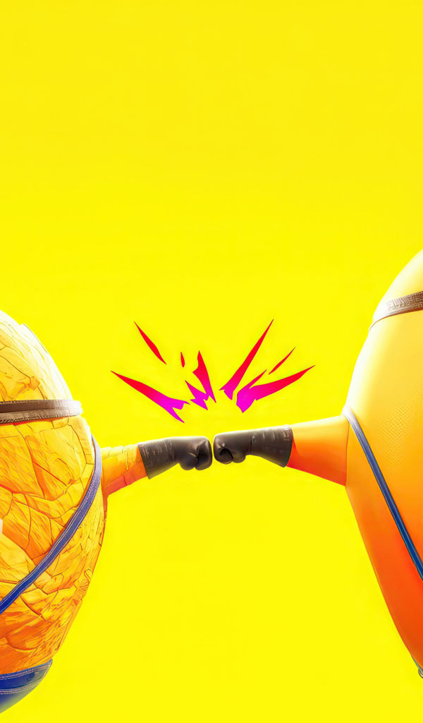 Два миньона из мультфильма  Гадкий я 4, 2024