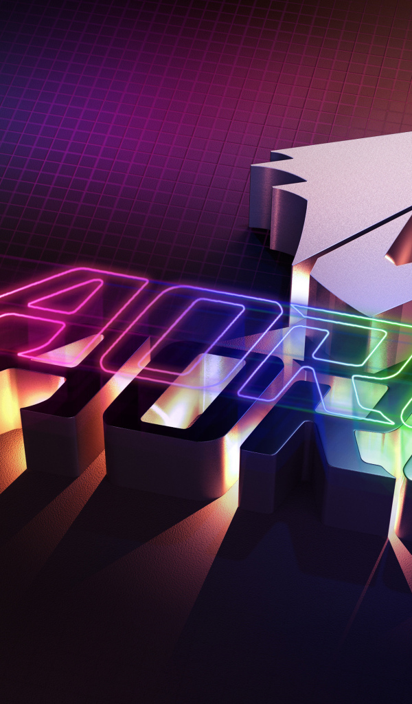 Надпись и логотип компании aorus gigabyte