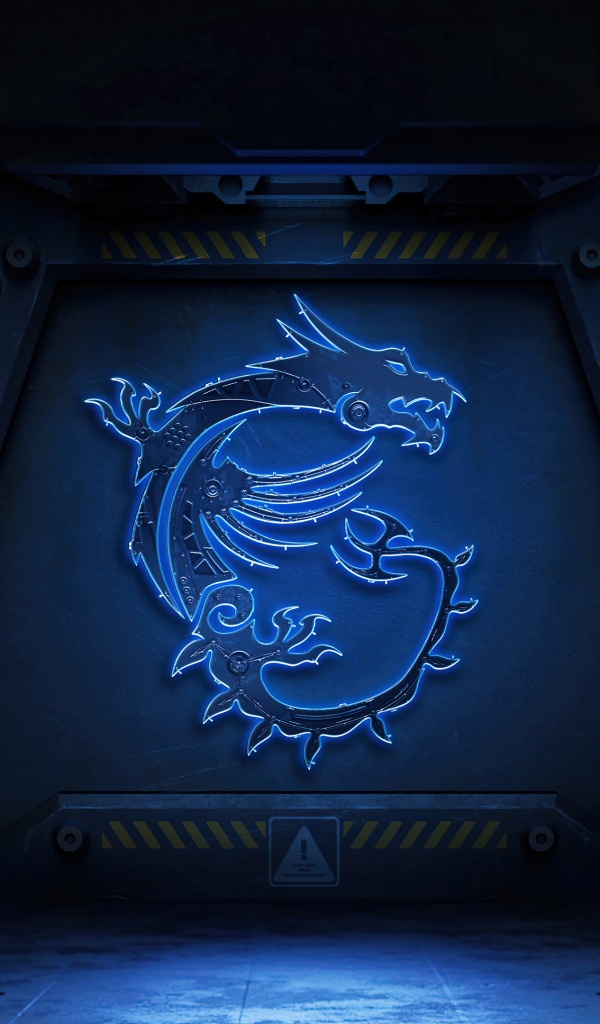 Значок msi на двери бункера