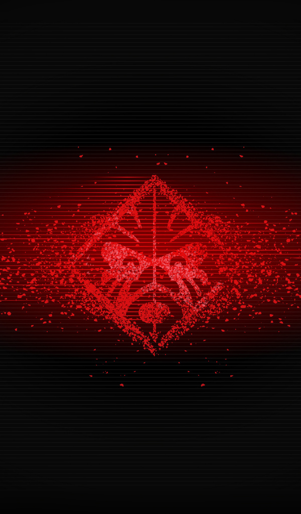 Красный логотип hp omen на черном фоне