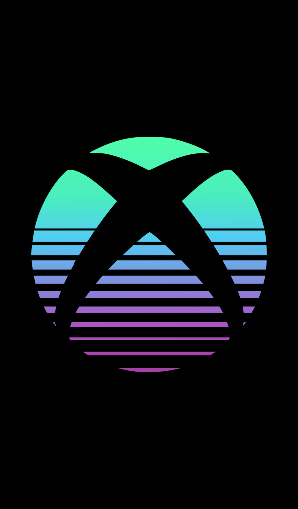 Логотип xbox на черном фоне