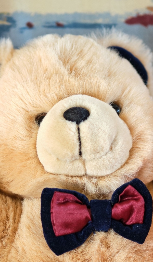 Плюшевый мишка с бабочкой 