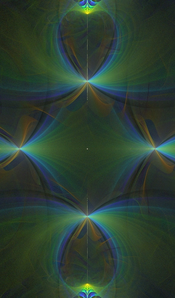 Необычный неоновый абстрактный узор