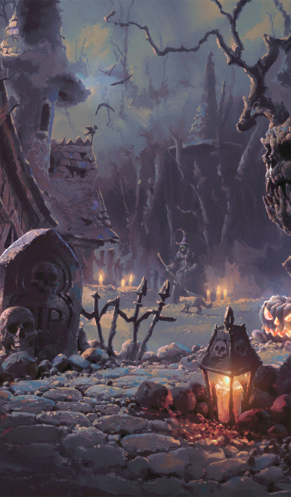 Старый зловещий разрушенный дом