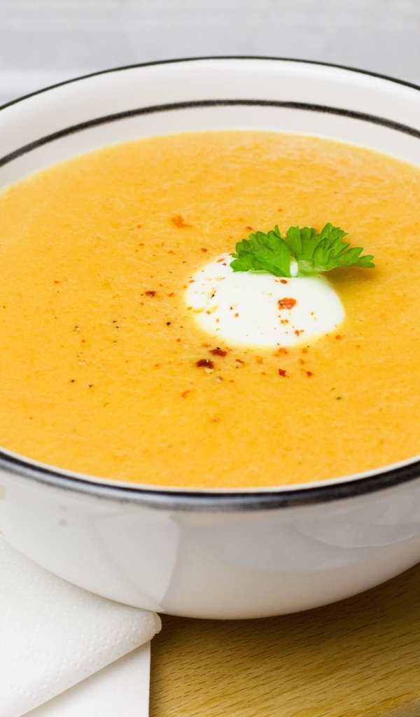 Аппетитный овощной суп пюре