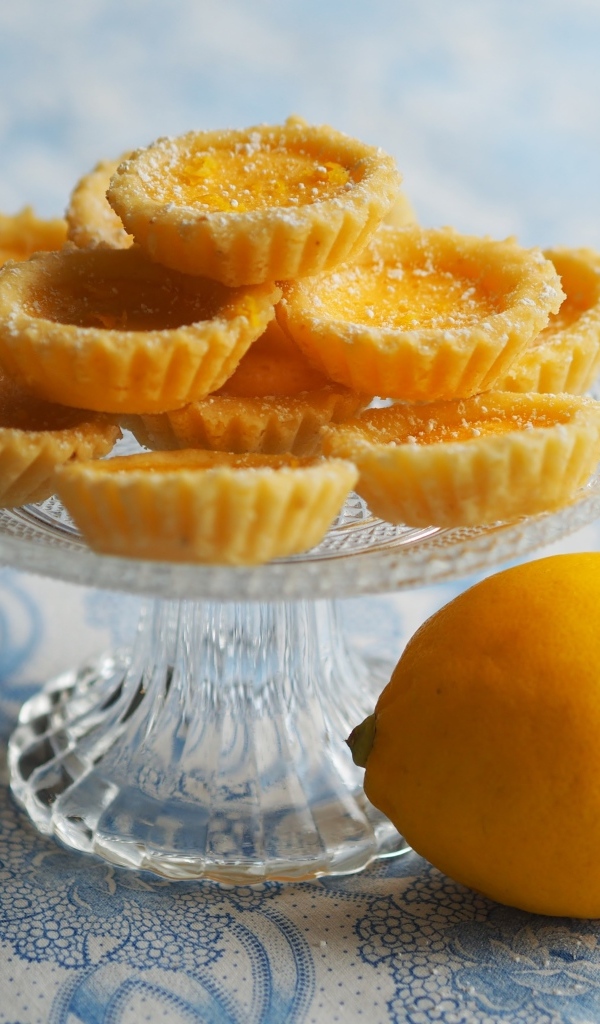 Песочные тарталетки с лимонным кремом