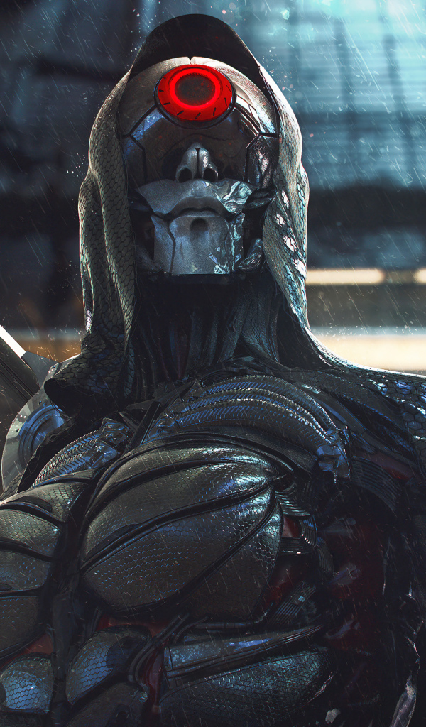 Солдат android в костюме