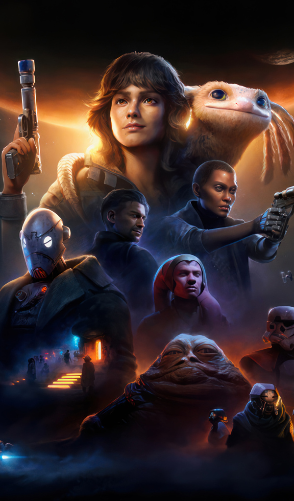 Персонажи новой компьютерной игры Star Wars Outlaws, 2024
