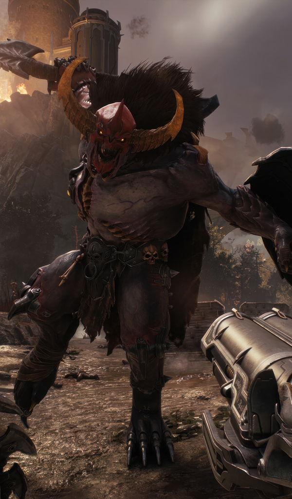 Демон из компьютерной игры Doom: The Dark Ages, 2024