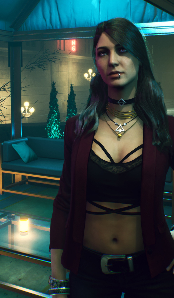 Девушка персонаж компьютерной игры Vampire: The Masquerade — Bloodlines 2