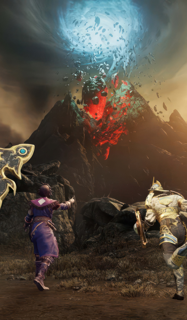 Дыра в небе в компьютерной игре New World: Aeternum, 2024