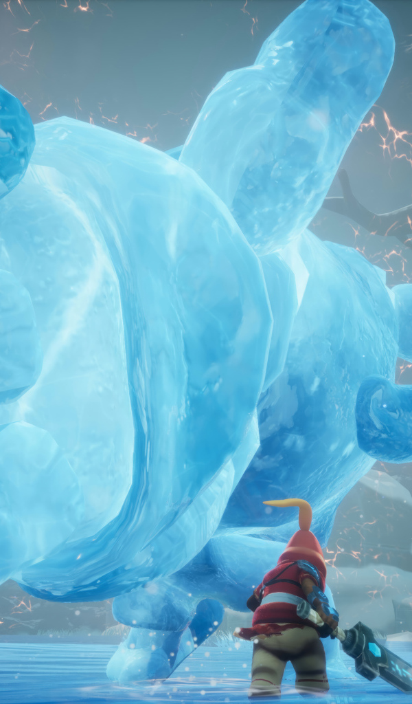 Ледяная рука в игре Astor Blade of the Monolith