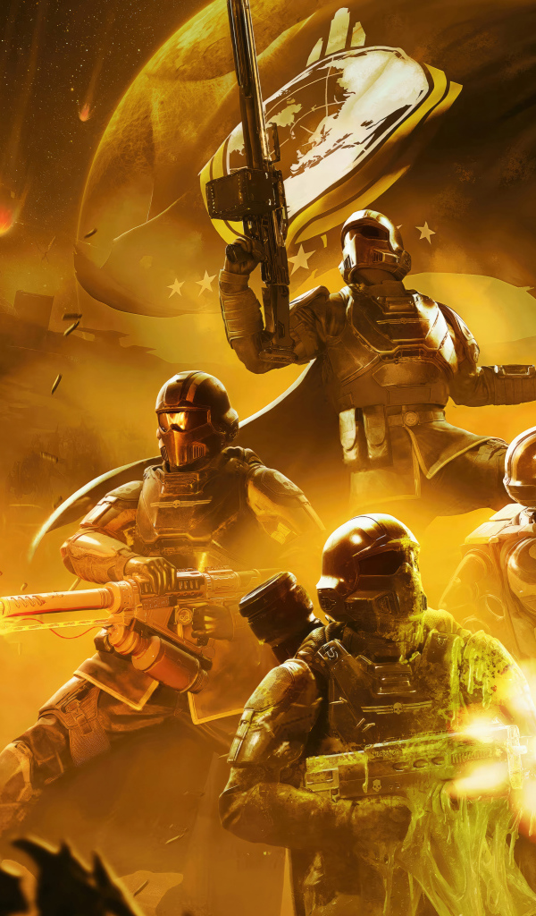 Скриншот новой компьютерной игры Helldivers 2