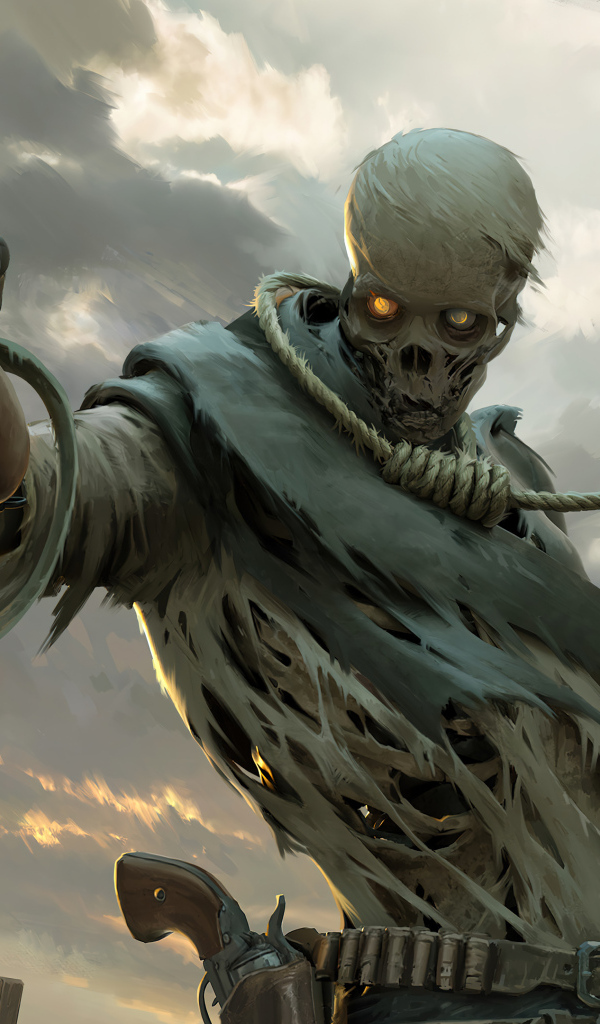 Скелет солдат с оружием