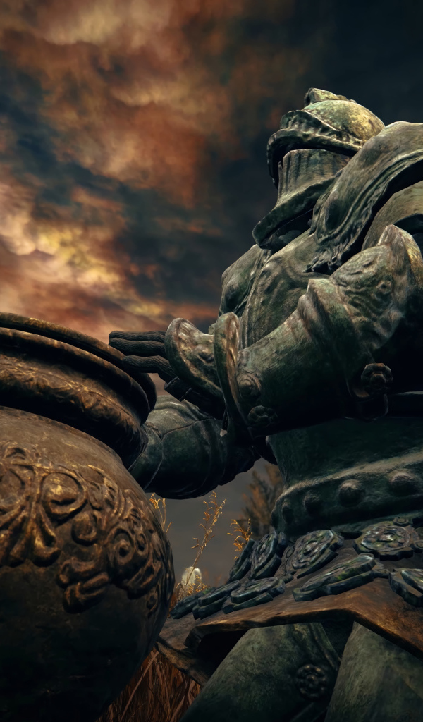 Каменный воин в компьютерной игре Elden Ring: Shadow of the Erdtree, 2024